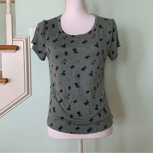 🏷️Belle Du Jour Sage Green Cactus Soft Tee Medium M